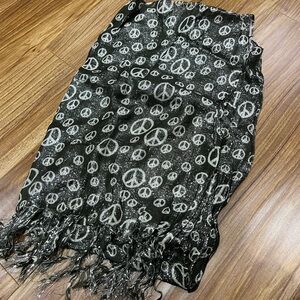 💙3/$30• Scarf Peace sign ☮️